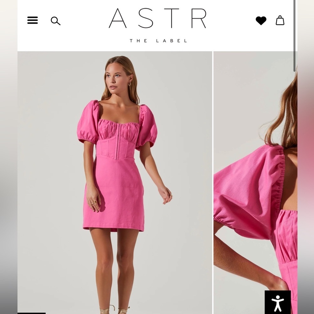 ASTR the Label *pink* mini dress
